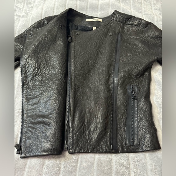 J Brand Black Lambs Leather Jacket Women’s Size XS - Picture 6 of 10